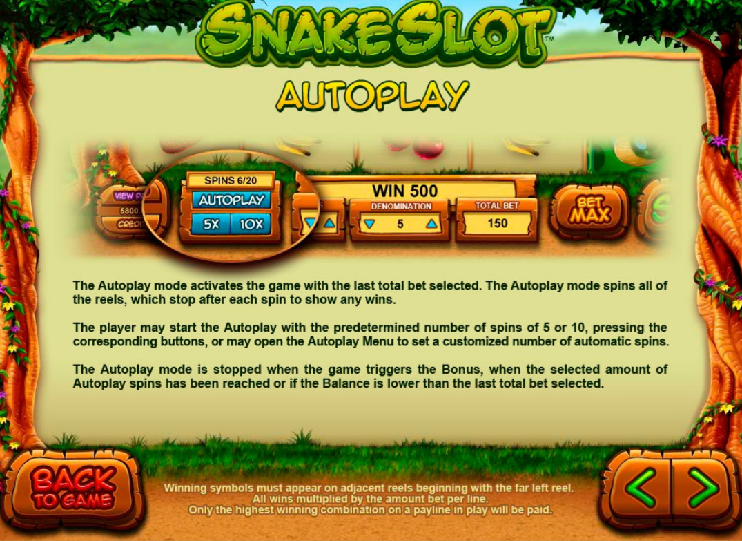 autoplay snake slot